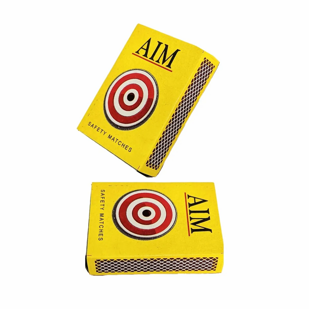 Aim match box rs.10