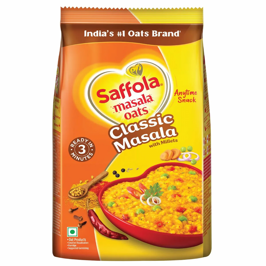 Saffola oats classic masala 500g